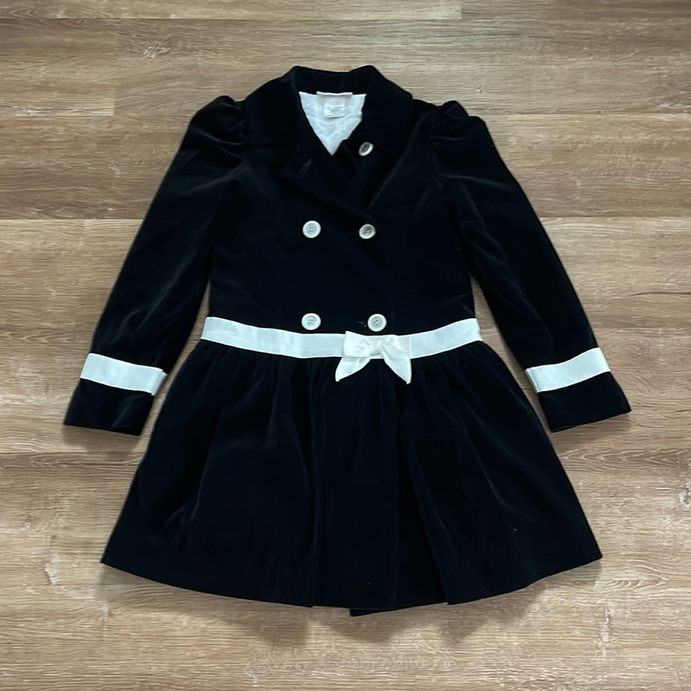 American Girl Dress Coat Black Velveteen Dress Like Your Doll Edwardian Style